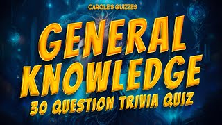 Super HARD Trivia Quiz Part 3: 30 More Brain Testing Questions! by Carole's Quizzes 693 views 6 days ago 11 minutes, 1 second