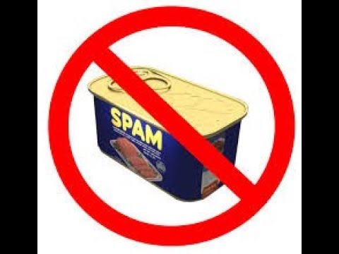 How to get rid of spam messages.