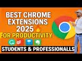 Best Chrome Extensions for Productivity 2025 🔥 Students & Professionals के लिए Must-Have Tools