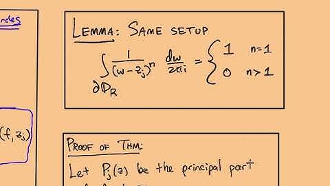 Some applications of residues--Part1/3