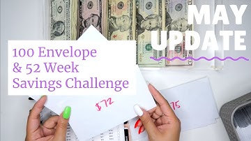 100 Envelope Challenge UPDATE | May 2021 | Budgeting for Beginners