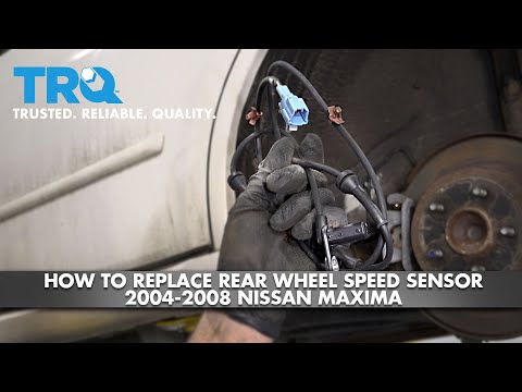 How To Install Rear Wheel Speed Sensor 2004-2008 Nissan Maxima