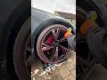 Absolutely Disgusting Audi RS6 Wheels Deep Cleaned 🫧 #satisfying #asmr #carcleaning