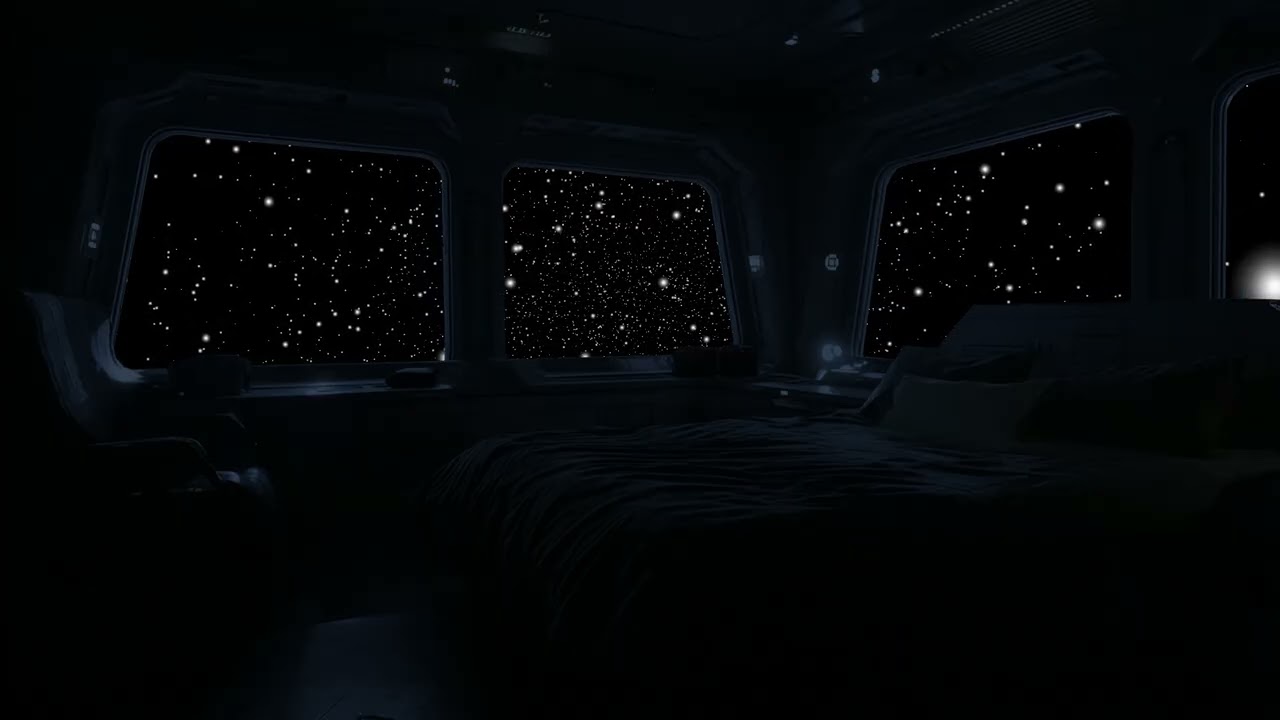 Cosmic Sounds for Deep Sleep 🌌 | Dark Space Ambient for Relaxation & Peaceful Dreams (70%)