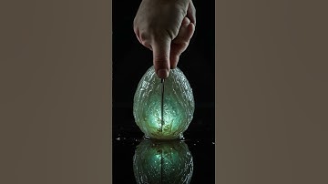 Slicing an Alien Egg 🧪 Glowing Core Inside
