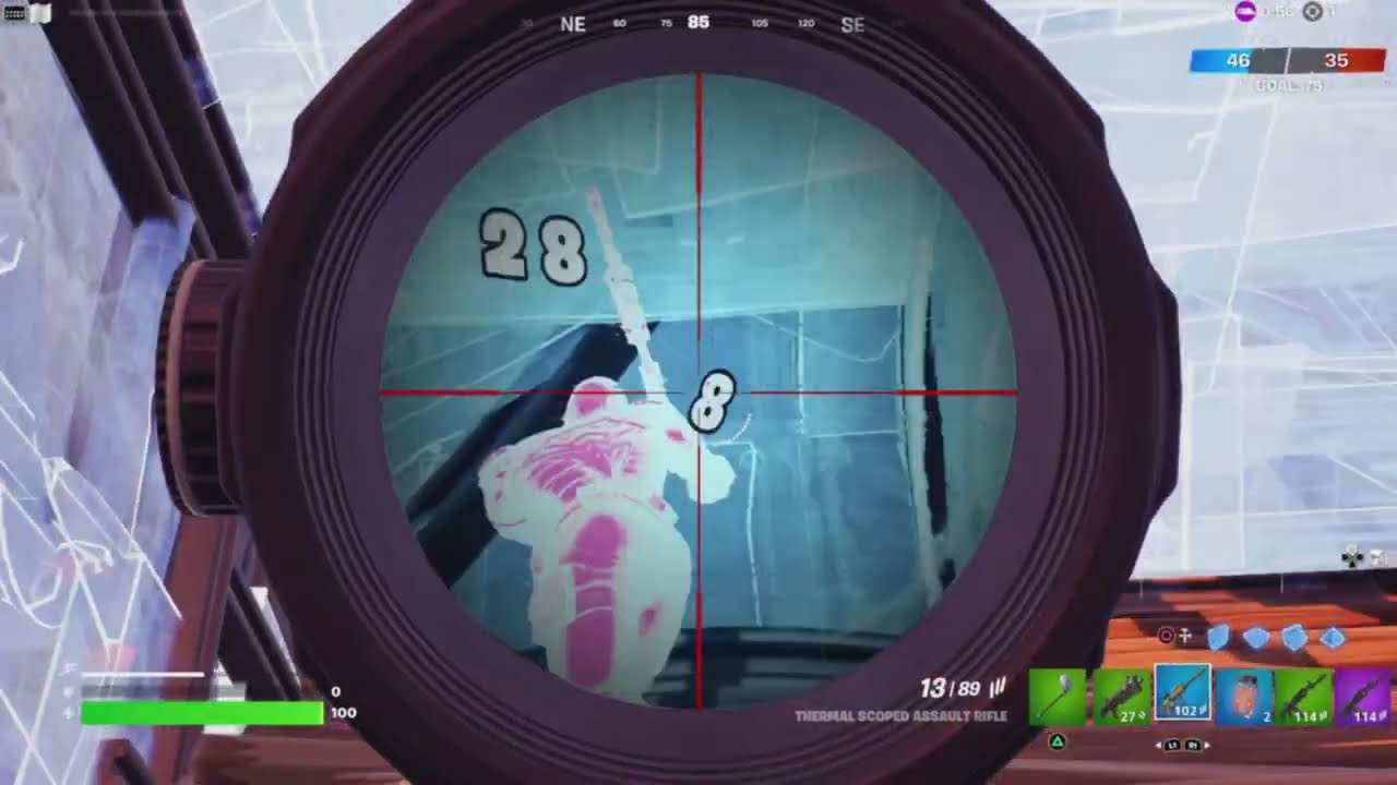 Fortnite Headshot Opponents with a Thermal Weapon Prowler Quest Guide