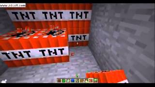 cave explosion minecraft with TNT