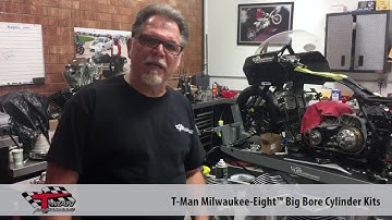 New T-Man Milwaukee-Eight™ Big Bore Cylinder Kits