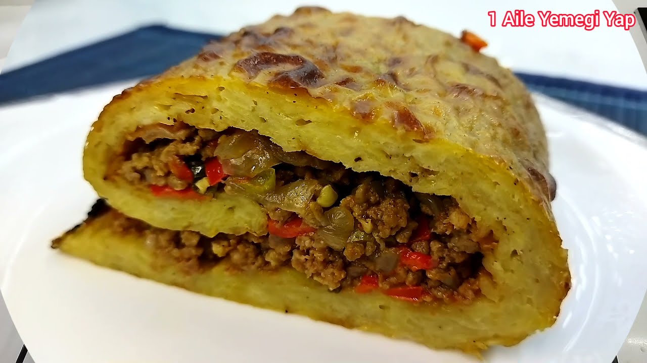 Fırında Kıymalı Rulo Patates Tarifi Nasıl Yapılır / Patates Rulo Tarifi
