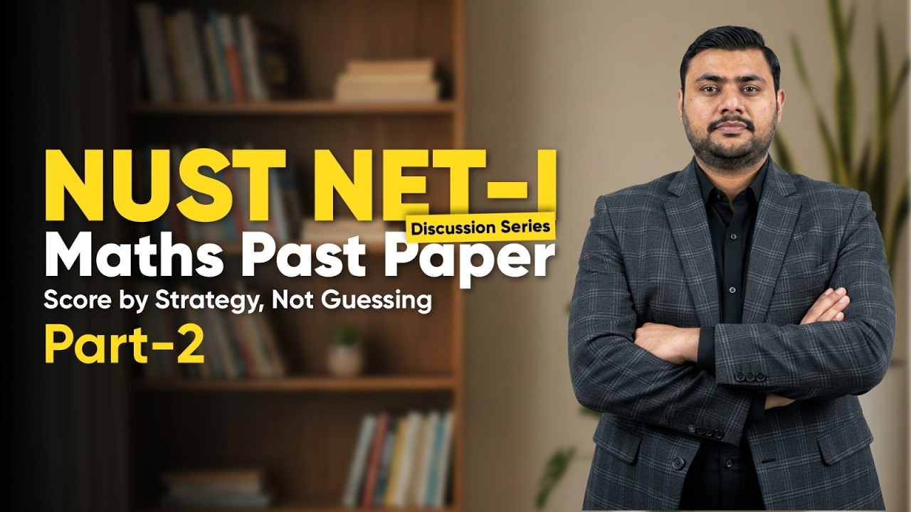 NUST NET-1 Engineering 2026 | Maths Past Paper Discussion | Smart Solving Techniques | KIPS Virtual