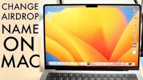 How To Change AirDrop Name on MacBook | Quick and Easy
