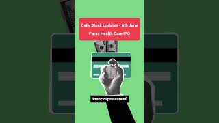Loss Making Company का बड़ा IPO Risk - Paras Health Care IPO #ipo #stockmarket #sebi #parashealth