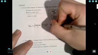 Lecture 8: Using Euler Diagrams to Verify Syllogisms