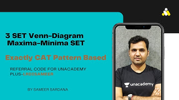 CAT Pattern Based -Maxima-Minima Concept In Three Set Venn-Diagram