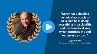 Çağada Kırım Testimonial for Holistic SEO & Digital, and Topical Authority Course