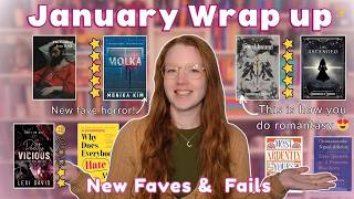 Two 5 Stars & 1 Fail 📚| January Reading Wrap Up✨