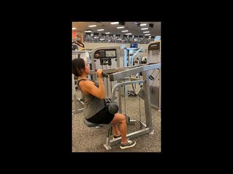 Fixed lat pull down machine