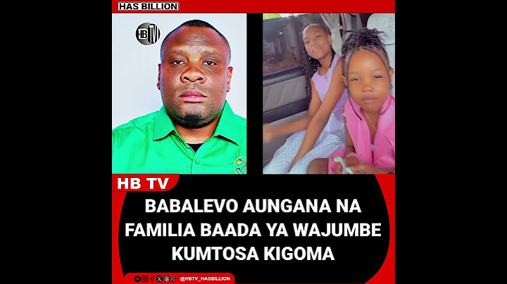 MABINTI WA BABALEVO WATAKUACHA MDOMO WAZI