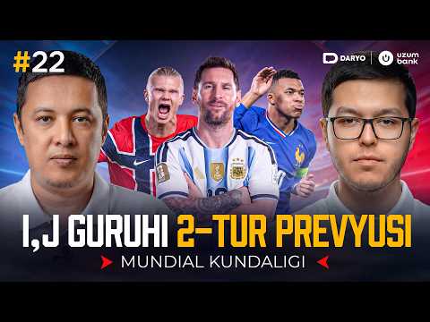 Mundial kundaligi. Argentina, Fransiya, Norvegiya 2-turda keyingi bosqichga chiqadimi?
