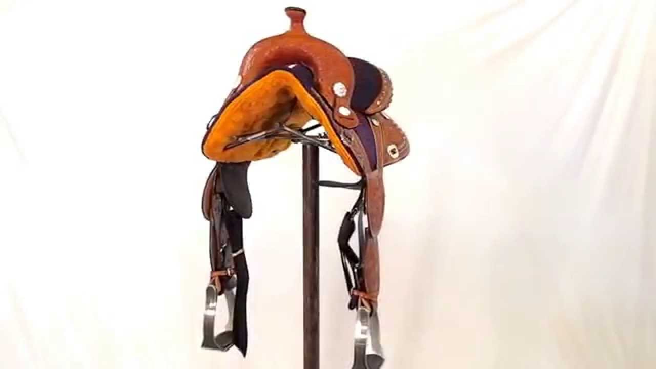 Circle Y Tammy Fischer Treeless Barrel Saddle