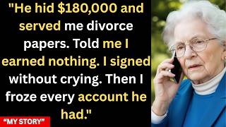 My Husband Demanded A Divorce At My 68 Years: '"I'm Taking Everything — The House, The Car...