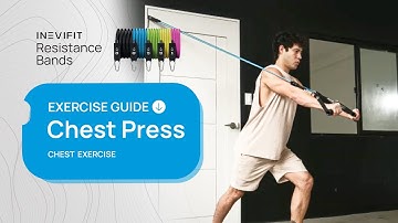 INEVIFIT Resistance Bands Exercise Guide - Chest Press