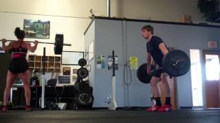 Snatch Pull Down @90% 165 for 3