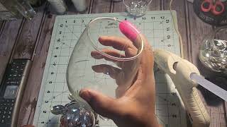 DIY WINEGLASS FLOATING CANDLE HOLDER