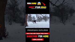 Trapped In Deadly Snow He Built A Secret Ice House ❄️😱#shorts video
