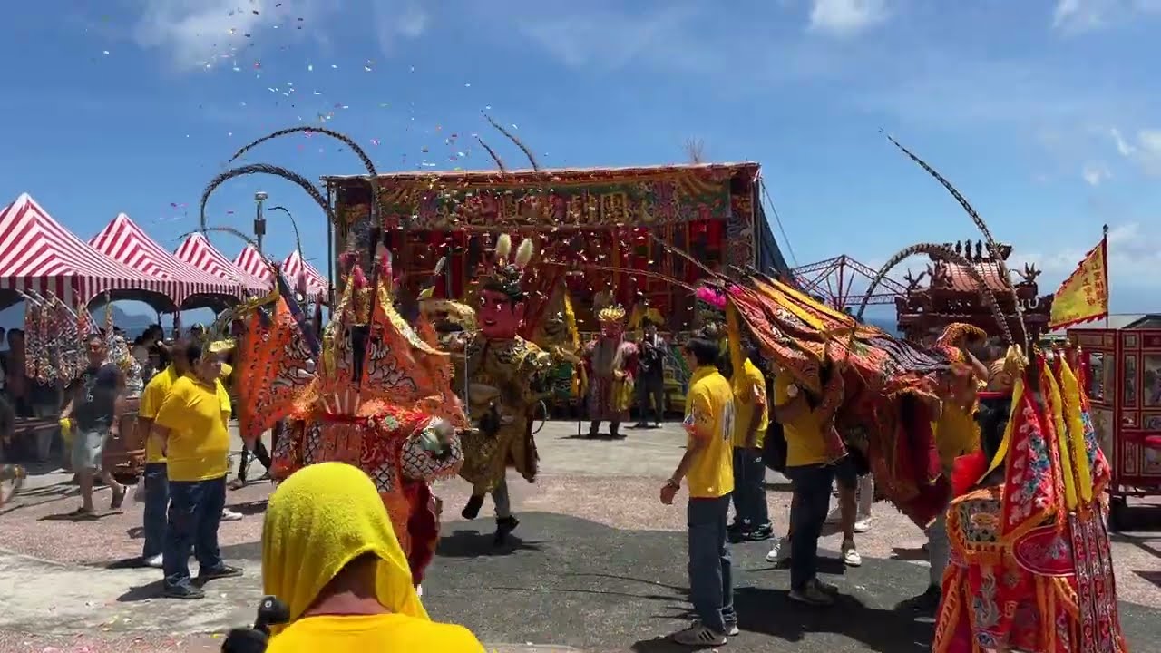 宜蘭市金六結福德廟 (神童會)參加甲辰年2024-07-20頭城龜山拱蘭宮恭祝王天君聖誕暨恭迎關渡二媽祈安遶境本廟參拜