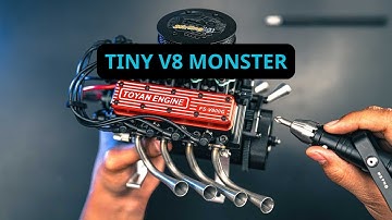 I Built the World’s Smallest V8 Engine – It Runs Like a Beast!