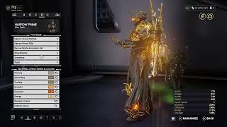 warframe 4th skin HARROW PRIME fashion frame detailed