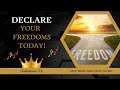 🎵 Declare Your Freedoms Today! / Galatians 5:1 / 💕Praise and Worship / ❤️Give Hope and Love