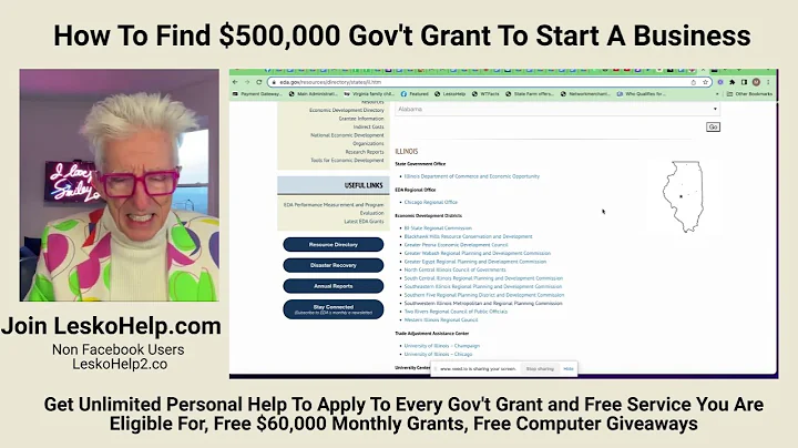 How To Find $500,000 Gov't Grant To Start Your Own...