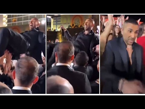 المعازيم شالوا أحمد سعد في الفرح والعريس واقف مستغرب أحمد سعد قلب الفرح اتشال وقال لهم مش أنا العريس