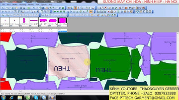 OPTITEX MARKER-bai31 GIÁC SƠ ĐỒ OPTITEX - GHI CHU CHO SO DO