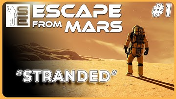 🔴  "Stranded" - Episode 1 - Escape From Mars | Space Engineers