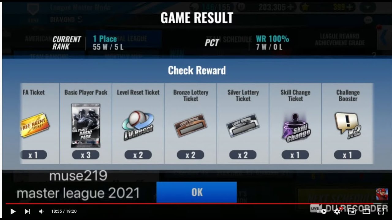 MLB 9 innings 2021 -   Master League 2021 Live , Quick Auto Play ,   FA Ticket , Skill Change Ticket