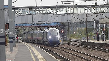 Hull Trains Class 802 passes Peterborough (26/10/21)