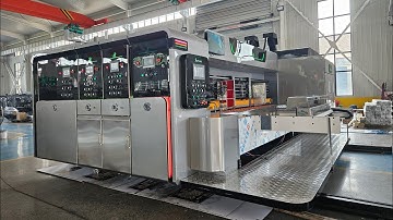 XY-H(s) Fully auto Shaft transfer 2 color rotary die-cutter(with computer slotter) vibrator stacker