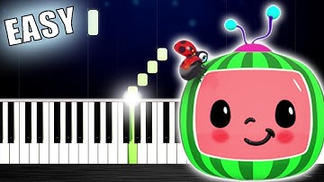 Cocomelon Intro - EASY Piano Tutorial by PlutaX