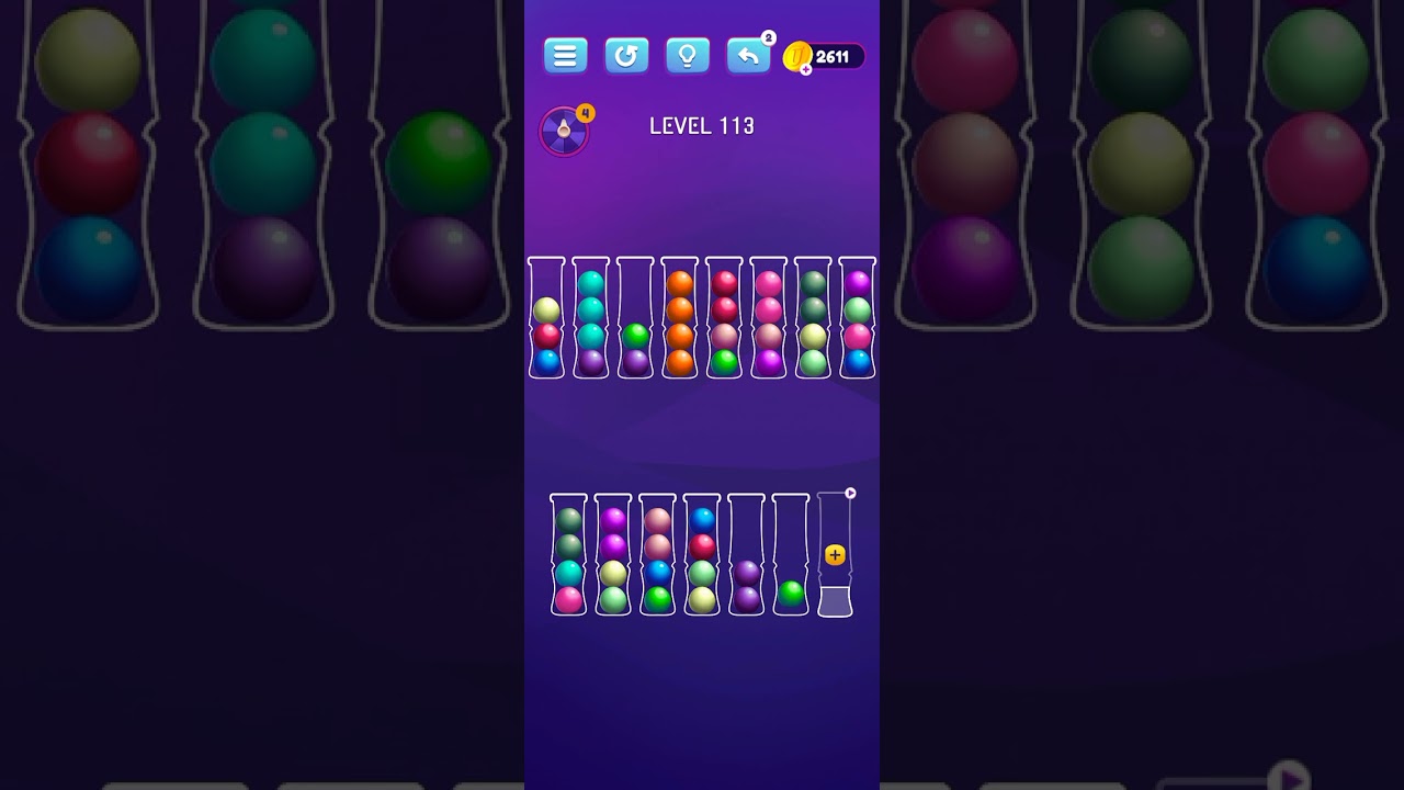 Ball Sort Level 113 Puzzle Color Sort Tatem Games Inc.
