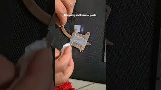 CPU Stuck  with thermal paste Sally Removal and cleaning Guide #gamingcpu #techshorts #laptoprepair