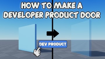 HOW TO MAKE A DEVELOPER PRODUCT DOOR 🛠️ Roblox Studio Tutorial