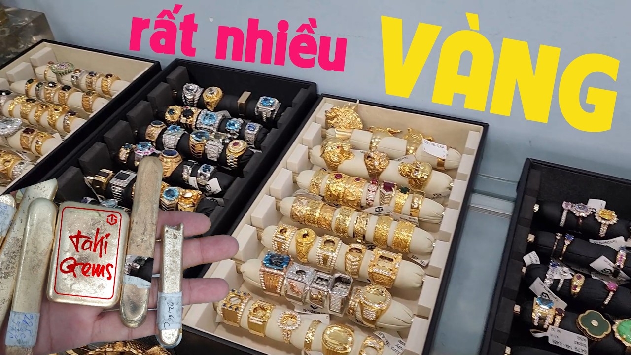 vàng thỏi vàng trang sức vàng 9999 vàng 18k tại TahiGems
