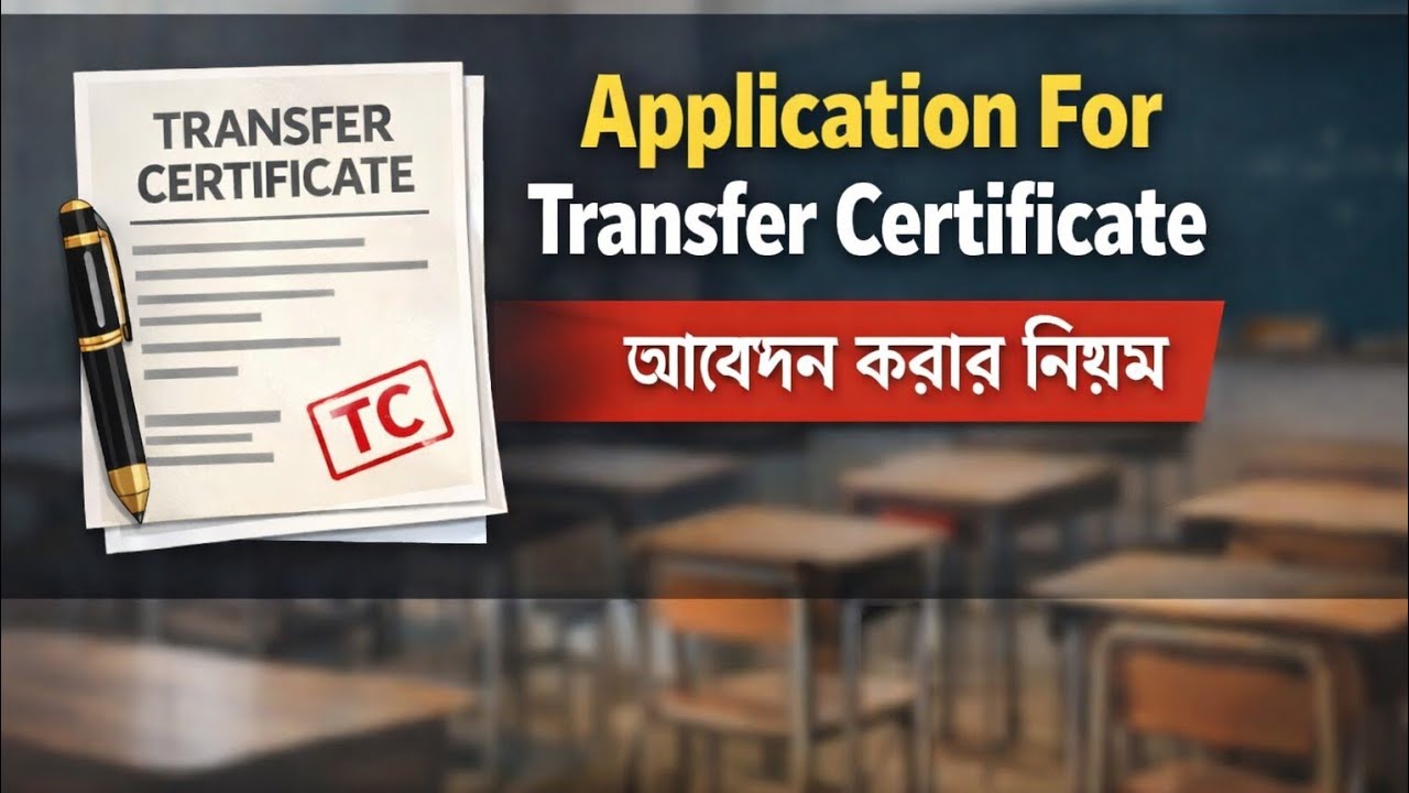Application for Transfer certificate (T.C) in English // How to write Application for t.c. in school
