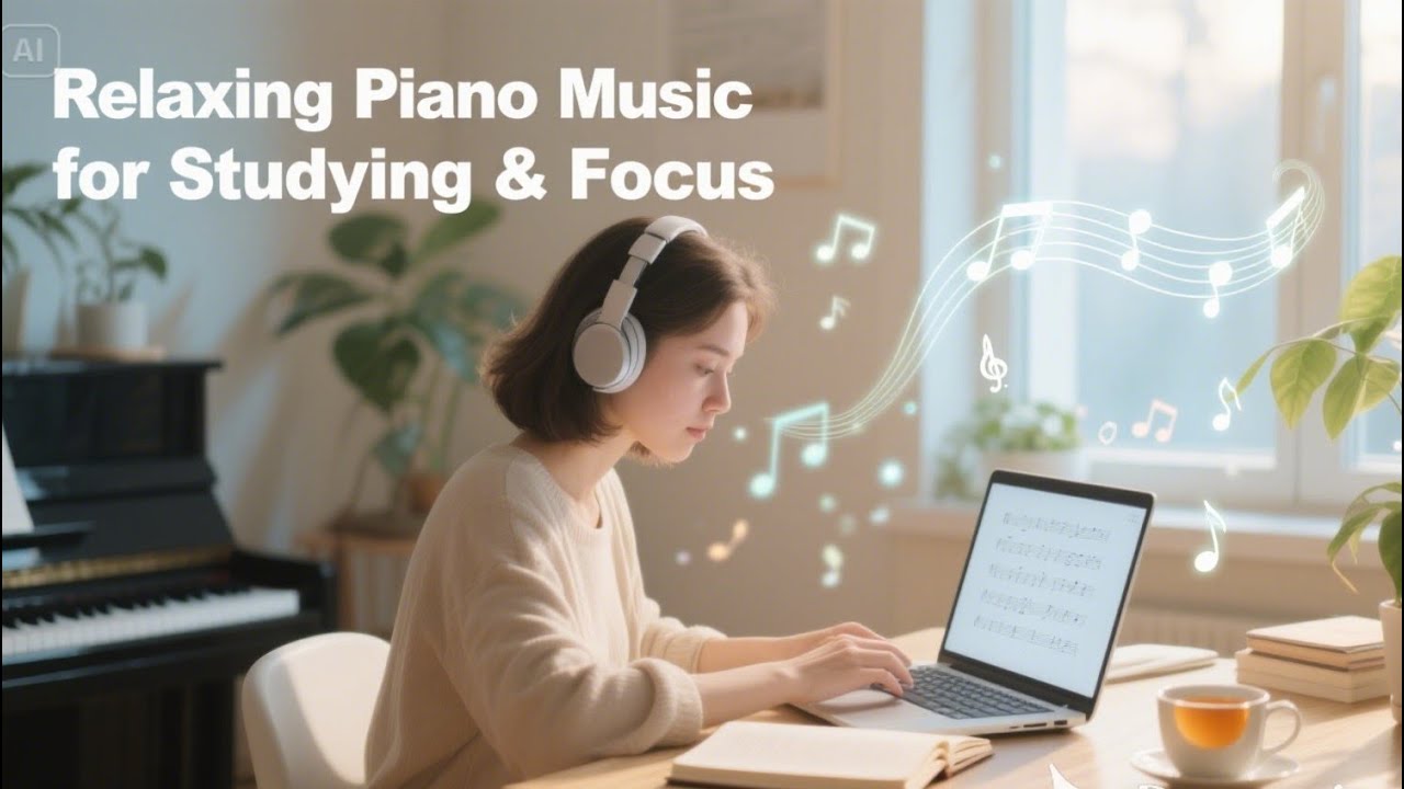 Relaxing Piano Music for Studying & Focus – Deep Concentration - YouTube