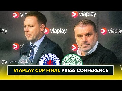 Michael Beale & Ange Postecoglou Viaplay Cup Final PRESS CONFERENCE 