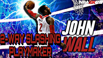 JOHN WALL BUILD NBA 2K20! THE 2-WAY SLASHING PLAYMAKER!!!