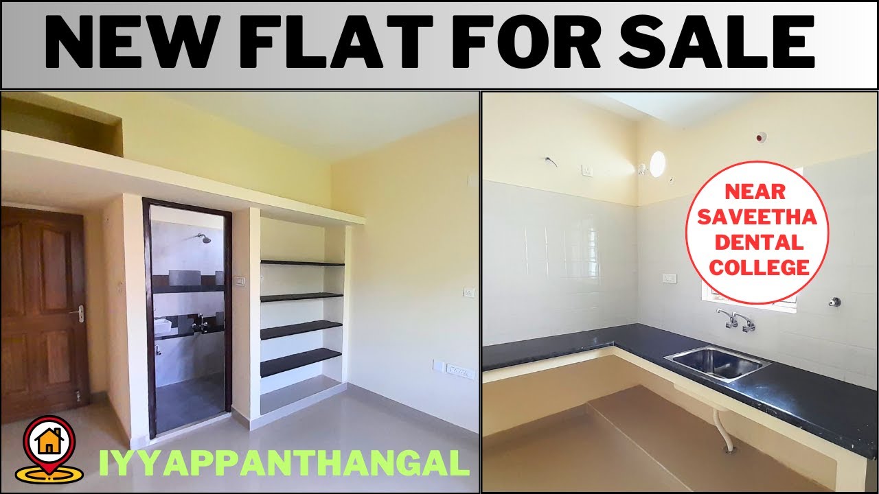 New flat for sale in iyyappanthangal/near saveetha dental college/db